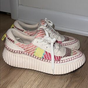 Dolce Vita Multicolor Platform Sneakers